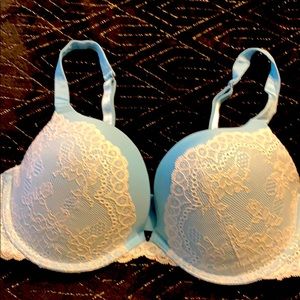 Blue/teal AdoreMe push-up bra
